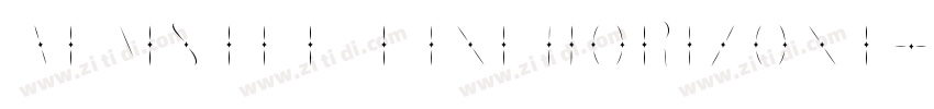 Aemstel LineHorizont字体转换